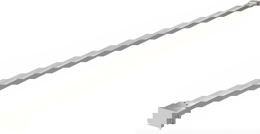 Mexen прав скоба за душ стена 6-8 мм, четкан никел - 800-01-97