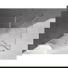 Mexen Velar плъзгаща се душ кабина 130 x 90 см, прозрачна, четкан никел - 871-130-090-01-97