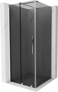Mexen Velar плъзгаща се душ кабина 90 x 90 см, графит, хром - 871-090-090-41-01