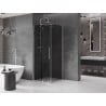 Mexen Velar плъзгаща душ кабина 90 x 90 см, графит, хром - 871-090-090-41-01