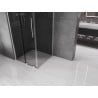 Mexen Velar плъзгаща душ кабина 90 x 90 см, графит, хром - 871-090-090-41-01