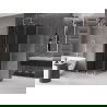 Mexen Velar плъзгаща се душ кабина 110 x 110 см, графит, хром - 871-110-110-41-01