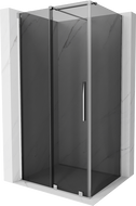 Mexen Velar плъзгаща се душ кабина 100 x 80 cm, графитено стъкло, хром - 871-100-080-41-01