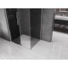 Mexen Velar плъзгаща се душ кабина 110 x 85 см, графит, хром - 871-110-085-41-01