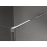 Mexen Velar плъзгаща се душ кабина 130 x 85 см, графит, хром - 871-130-085-41-01