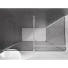 Mexen Velar плъзгаща се душ кабина 140 x 85 cm, графит, хром - 871-140-085-41-01