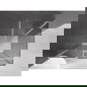 Mexen Velar плъзгаща се душ кабина 140 x 100 см, графит, хром - 871-140-100-41-01