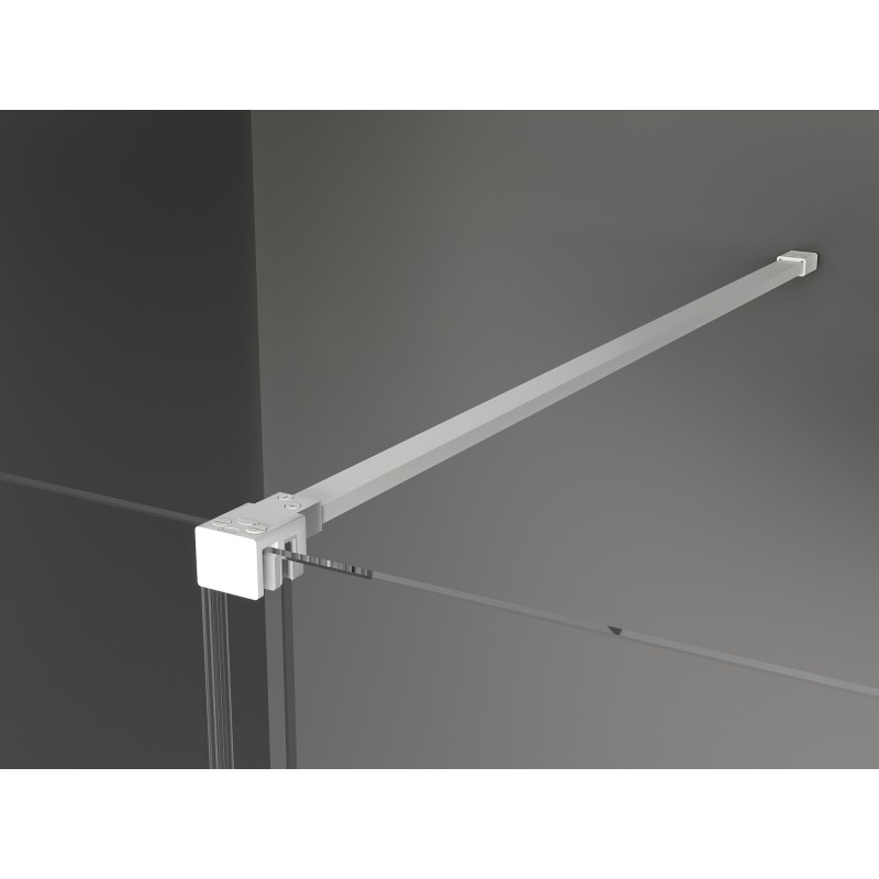 Mexen Velar плъзгаща се душ кабина 110 x 90 см, графит, бяла - 871-110-090-41-20