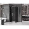 Mexen Velar плъзгаща се душ кабина 120 x 70 см, графит, бял - 871-120-070-41-20
