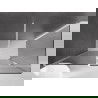 Mexen Velar плъзгаща се душ кабина 140 x 70 см, графит, бяла - 871-140-070-41-20