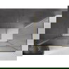 Mexen Velar плъзгаща се душ кабина 140 x 70 см, графит, злато - 871-140-070-41-50