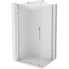 Mexen Velar плъзгаща се душ кабина 90 x 80 см, матирано, хром - 871-090-080-31-01