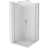 Mexen Velar плъзгаща се душ кабина 90 x 90 см, матирано, хром - 871-090-090-31-01