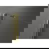 Mexen Velar плъзгаща се душ кабина 150 x 85 см, графит, злато - 871-150-085-41-50