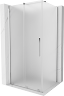 Mexen Velar плъзгаща се душ кабина 100 x 70 см, мразовита, хром - 871-100-070-31-01