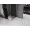Mexen Velar плъзгащ се душ кабина 90 x 90 см, графит, злато - 871-090-090-41-50