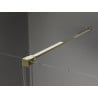 Mexen Velar плъзгаща се душ кабина 120 x 120 см, графит, златист - 871-120-120-41-50