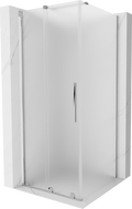 Mexen Velar плъзгаща се душ кабина 110 x 110 cm, матова, хром - 871-110-110-31-01
