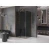 Mexen Velar плъзгаща се душ кабина 100 x 85 cm, графит, златист - 871-100-085-41-50