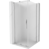 Mexen Velar плъзгаща се душ кабина 120 x 120 см, матирано, хром - 871-120-120-31-01