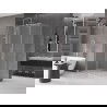 Mexen Velar плъзгаща се душ кабина 130 x 80 см, матирано стъкло, хром - 871-130-080-31-01