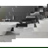 Mexen Oval+ свободно стояща вана до стена 170 x 80 см, бяла, преливник бял - 52681708000-20