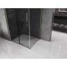 Mexen Velar плъзгаща се душ кабина 100 x 120 cm, графит, златна - 871-100-120-41-50