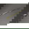 Mexen Velar плъзгаща се душ кабина 100 x 120 cm, графит, златна четка - 871-100-120-41-55