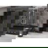 Mexen Velar плъзгаща се душ кабина 160 x 85 см, графит, златно четкано - 871-160-085-41-55