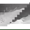 Mexen Velar плъзгаща душ кабина 140 x 100 cm, замръзнал, хром - 871-140-100-31-01