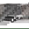 Mexen Velar плъзгаща се душ кабина 150 x 85 см, матирано, хром - 871-150-085-31-01