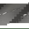 Mexen Velar плъзгаща се душ кабина 160 x 80 см, матирана, хром - 871-160-080-31-01
