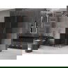 Mexen Velar плъзгаща душ кабина 120 x 120 см, графит, розово злато - 871-120-120-41-60