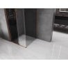 Mexen Velar плъзгаща душ кабина 120 x 120 см, графит, розово злато - 871-120-120-41-60