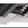 Mexen Velar плъзгаща се душ кабина 140 x 100 cm, графит, розово злато - 871-140-100-41-60