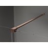 Mexen Velar плъзгаща се душ кабина 100 x 85 см, графит, матирана мед - 871-100-085-41-65