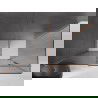 Mexen Velar плъзгаща се душ-кабина 140 x 70 cm, графит, четкана мед - 871-140-070-41-65