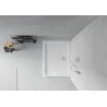 Mexen Flat правоъгълен плосък душ корито 90 x 80 см, бял, сифон хром - 40108090