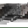 Mexen Velar плъзгаща се душ кабина 100 x 70 cm, графит, gun gray полиран - 871-100-070-41-66