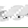 Mexen Vane двоен куб с чаша за четки, хром - 7020952-00