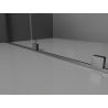 Mexen Velar плъзгаща душ кабина 90 x 100 см, графит, четка gun gray - 871-090-100-41-66