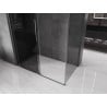 Mexen Velar плъзгаща се душ кабина 140 x 75 см, графит, четка gun gray - 871-140-075-41-66