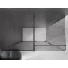 Mexen Velar плъзгаща се душ кабина 140 x 70 см, графит, четка gun gray - 871-140-070-41-66