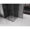 Mexen Velar плъзгаща се душ кабина 140 x 90 см, графит, полиран пистолетно сиво