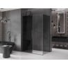 Mexen Velar плъзгаща се душ кабина 160 x 90 см, графит, полиран сив цвят - 871-160-090-41-66