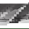 Mexen Velar плъзгаща се душ кабина 140 x 75 см, графит, черна - 871-140-075-41-70