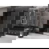 Mexen Velar плъзгаща се душ кабина 140 x 85 см, графит, черна - 871-140-085-41-70