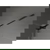 Mexen Velar плъзгаща се душ кабина 140 x 85 см, графит, черна - 871-140-085-41-70