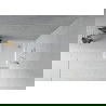 Mexen Flat квадратен душ кабина slim 90 x 90 см, бял, хромиран сифън - 40109090