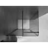 Mexen Velar плъзгаща се душ кабина 100 x 110 cm, графит, черна - 871-100-110-41-70